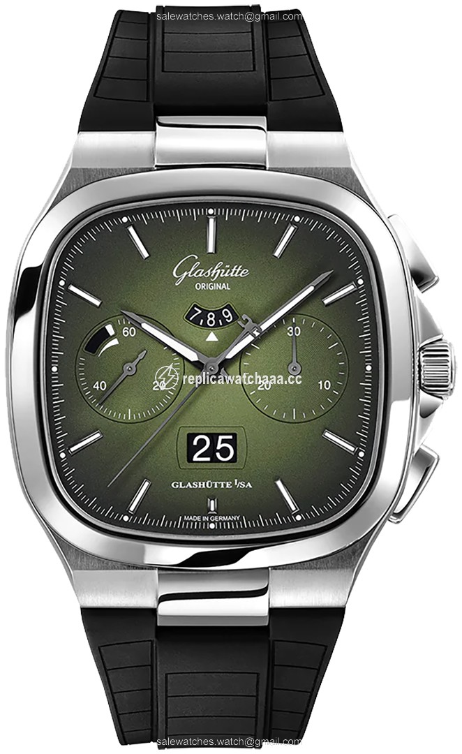1-37-02-09-02-63 Fab Green Glashutte Original Seventies Chronograph Panorama Date Mens Watch 1-37-02-09-02-63 Fab Green Glashutte Original Seventies Chronograph Panorama Date Mens Watch